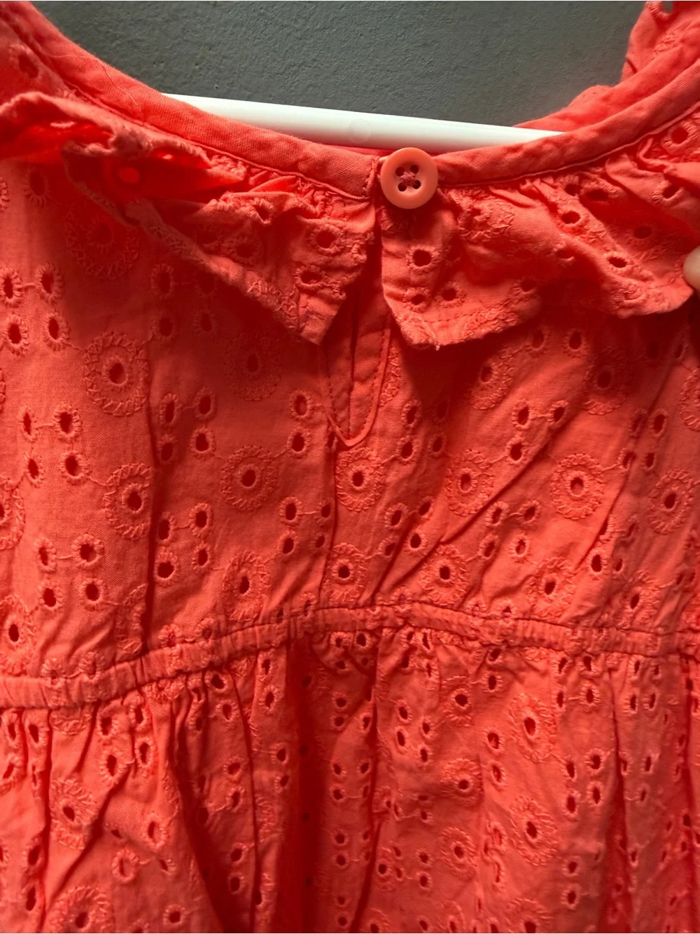 Gymboree Girls Eyelet Dress 3T NWT Pink Cotton Lined Ruffle Sleeveless Summer